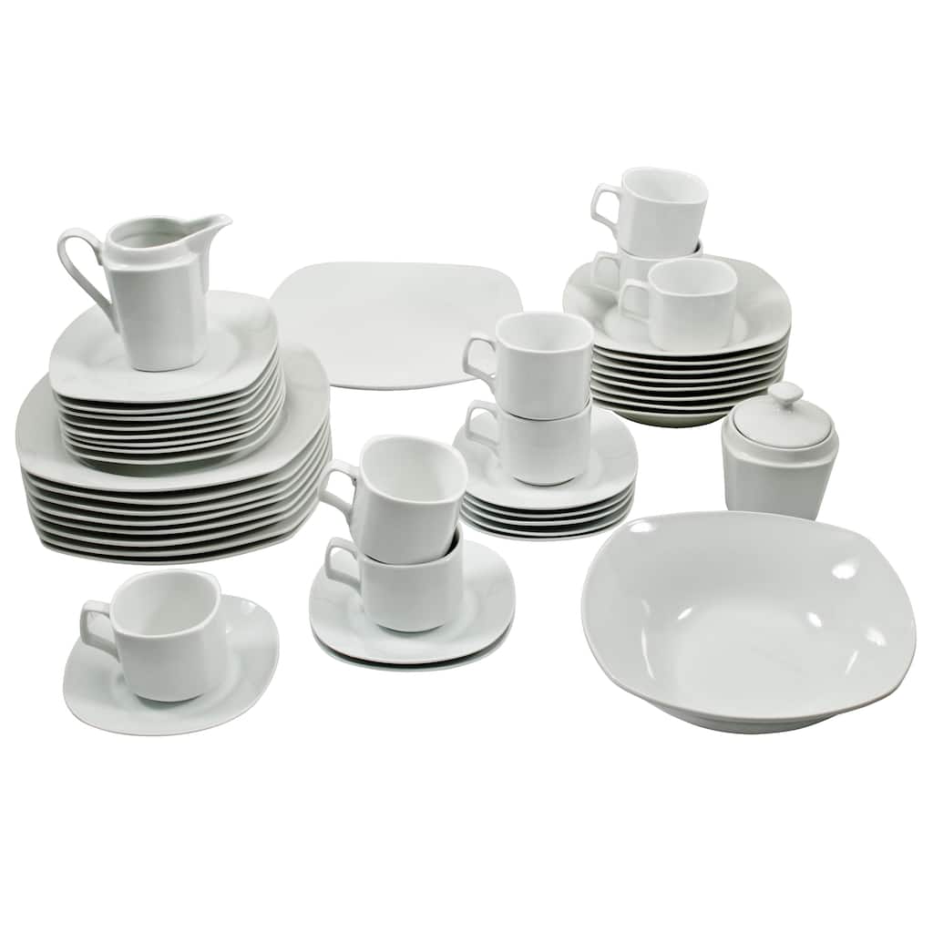 10 Strawberry Street Square Dinnerware 45-piece Set