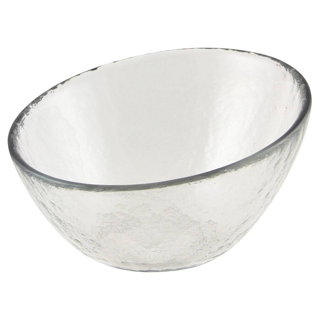10 Strawberry Street Hammered Glass 5-inch Angled Bowl (Set of 6)