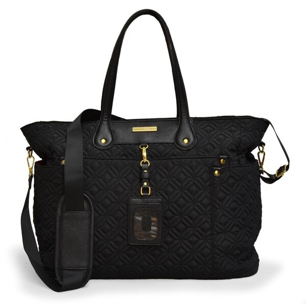 Adrienne Vittadini 17-inch East/West Quilted Laptop Tote - 17436160 ...