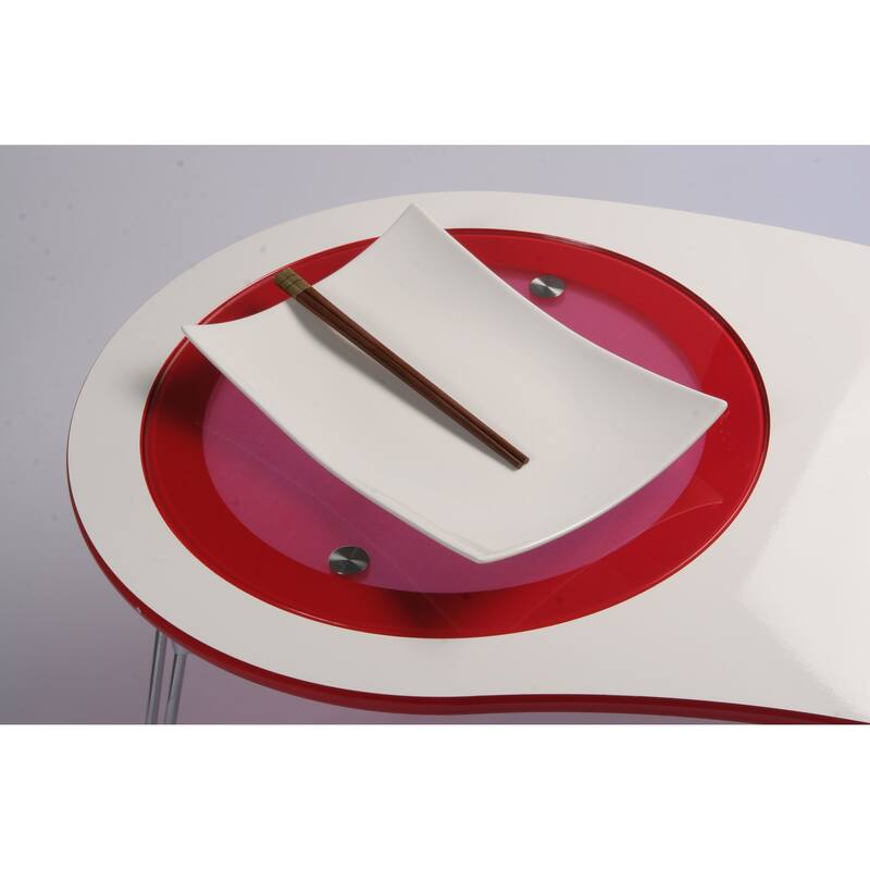 Red Vanilla Serving Plate (Set of 2)