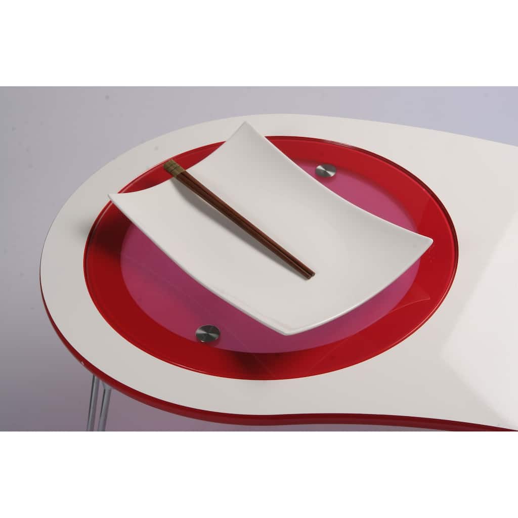 Red Vanilla Serving Plate (Set of 2)