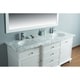 Shop Stufurhome Cadence White 60-inch Double Sink Bathroom Vanity with ...