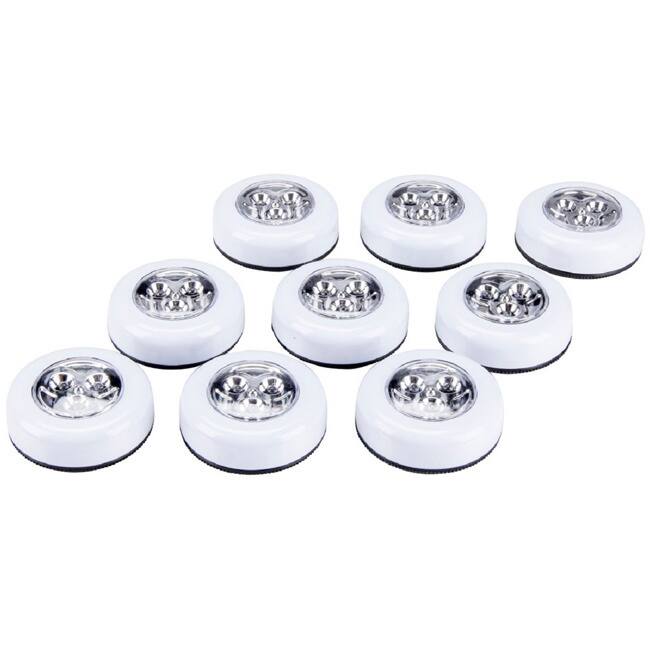 Bell and Howell Mini Power Pod Peel and Stick Lights (Pack of 9)
