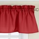 preview thumbnail 4 of 3, Opaque Wine Ribcord Kitchen Curtain Pieces - Tiers/ Valances/ Swags