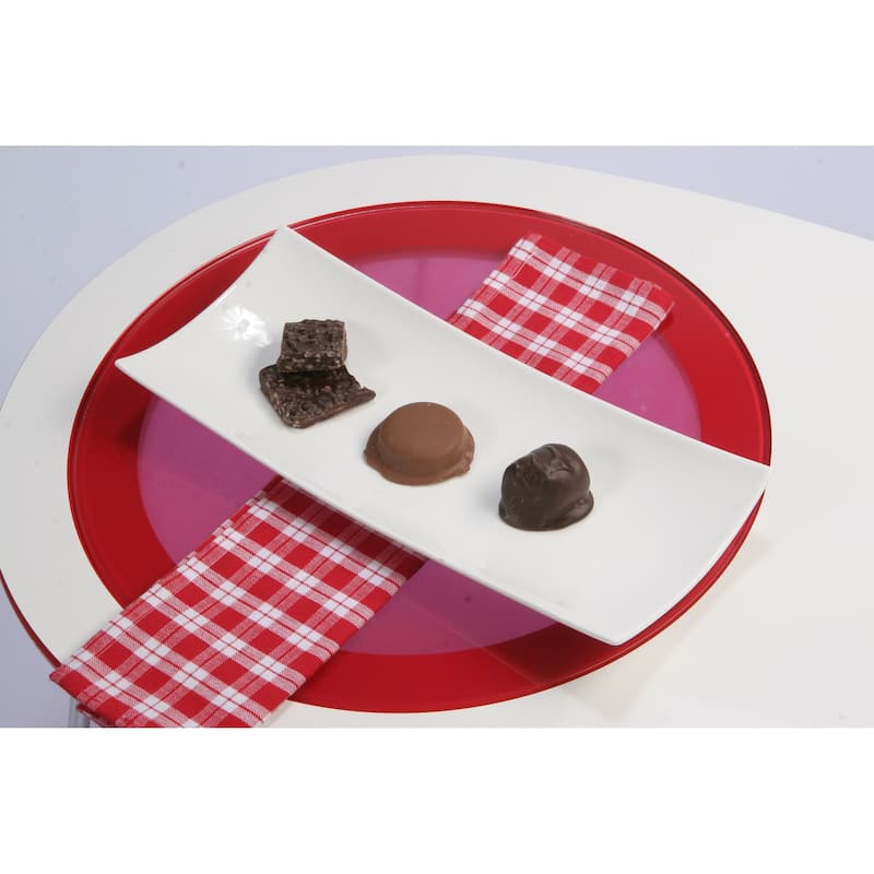 Red Vanilla Serving Plate (Set of 2)