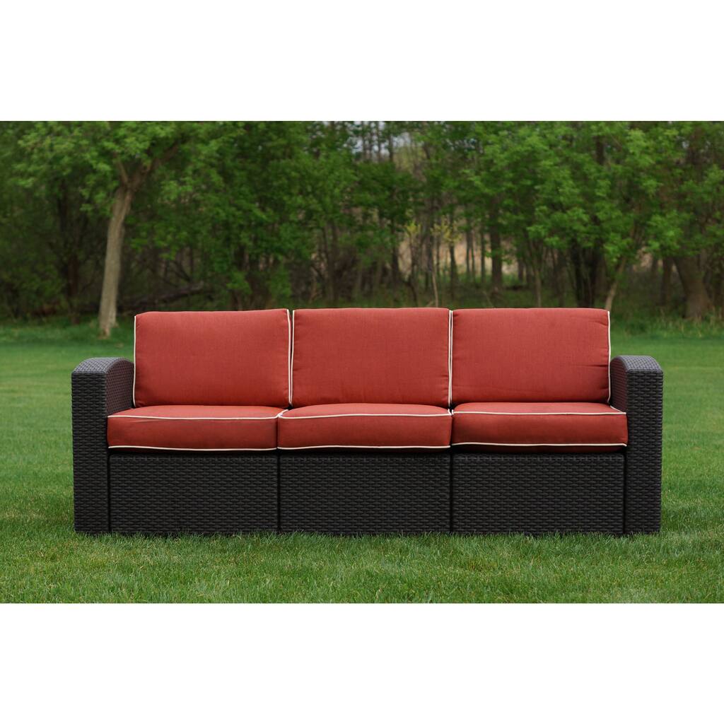 Cielo Patio Resin Wicker Sofa