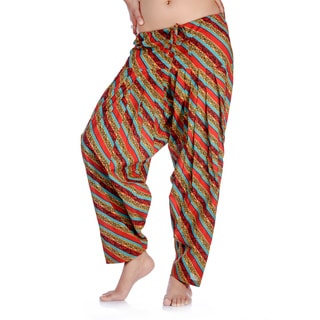 Indian Clothing Women's Full Length Patiala Pants Tropical Print with ...