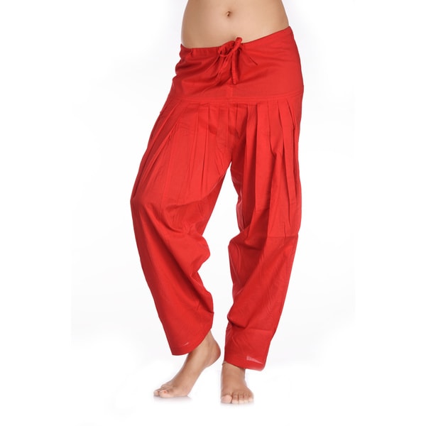 Handmade In-Sattva Women's Indian Rich Colored Patiala Pants (India ...