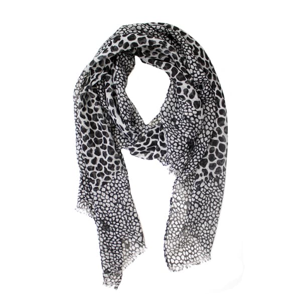 giraffe print scarf