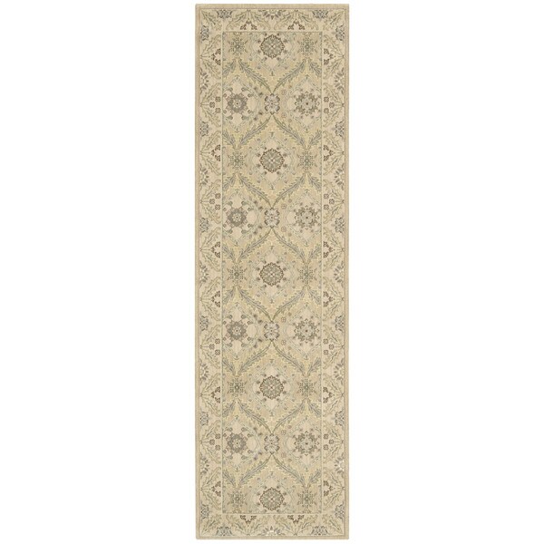 Shop Nourison Persian Empire Light Gold Runner Rug (2'3 x 8') 2'3" x