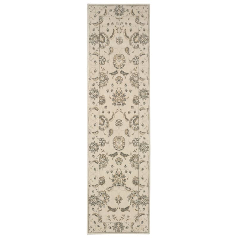 Nourison Persian Empire PE22 Area Rug - 2'3" x 8' Runner - White/Multi - Runner/Rectangle