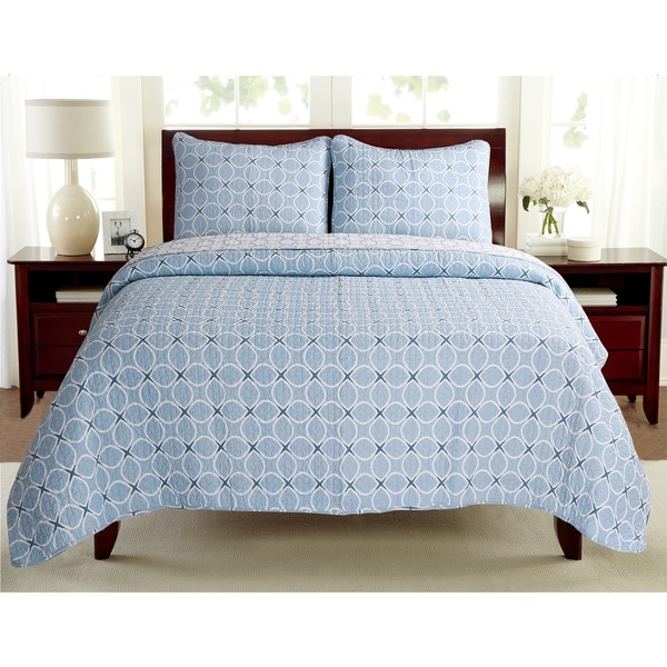 Aria Cotton 3-piece Quilt Set