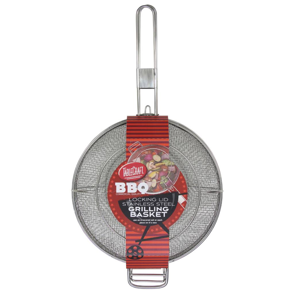 Locking Lid 2 piece Grilling Basket