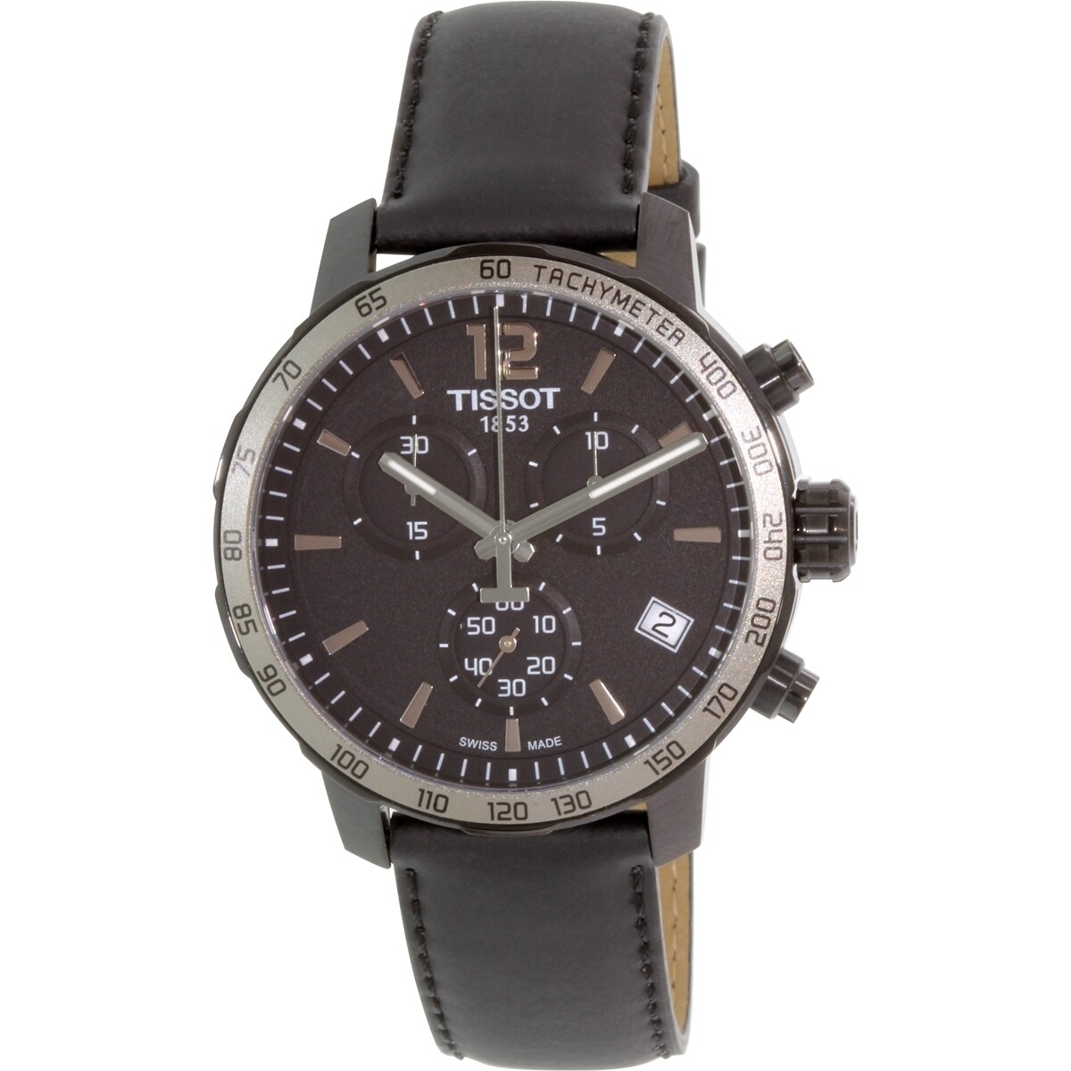 quickster chronograph black dial men's watch