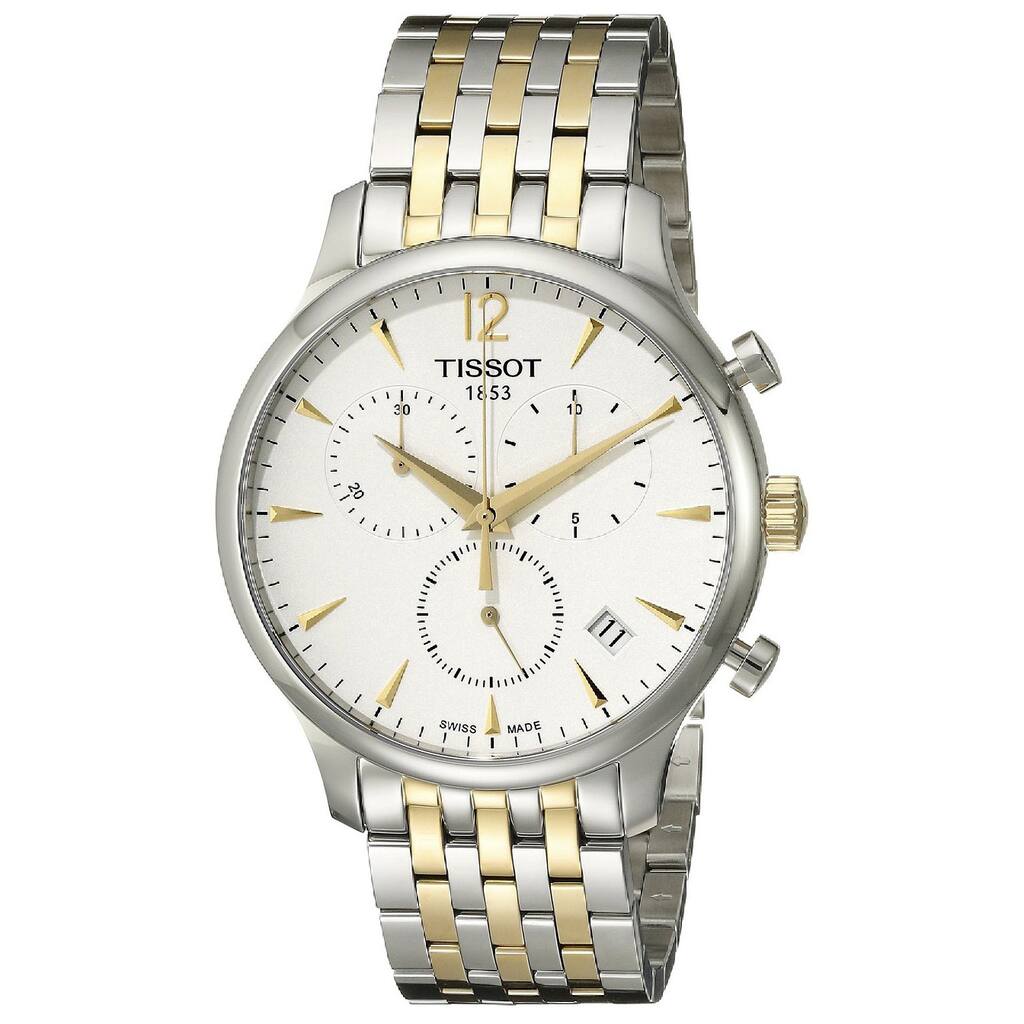 Tissot Men's T0636172203700 'T-Classic Tradition' Chronograph Two-Tone Stainless Steel Watch