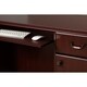 preview thumbnail 3 of 7, Bennington Credenza Desk in Harvest Cherry from kathy ireland Home by Bush Furniture