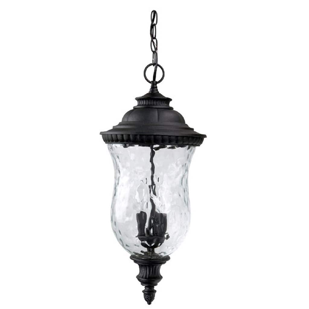 Ashford 3-light Black Hanging Outdoor Lantern