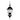 Carraige House 3-light Black Hanging Outdoor Lantern