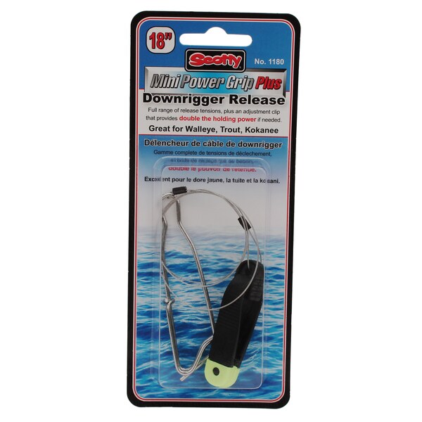 Scotty Power Grip Plus Release with Cable Snap Mini 18-inch Leader