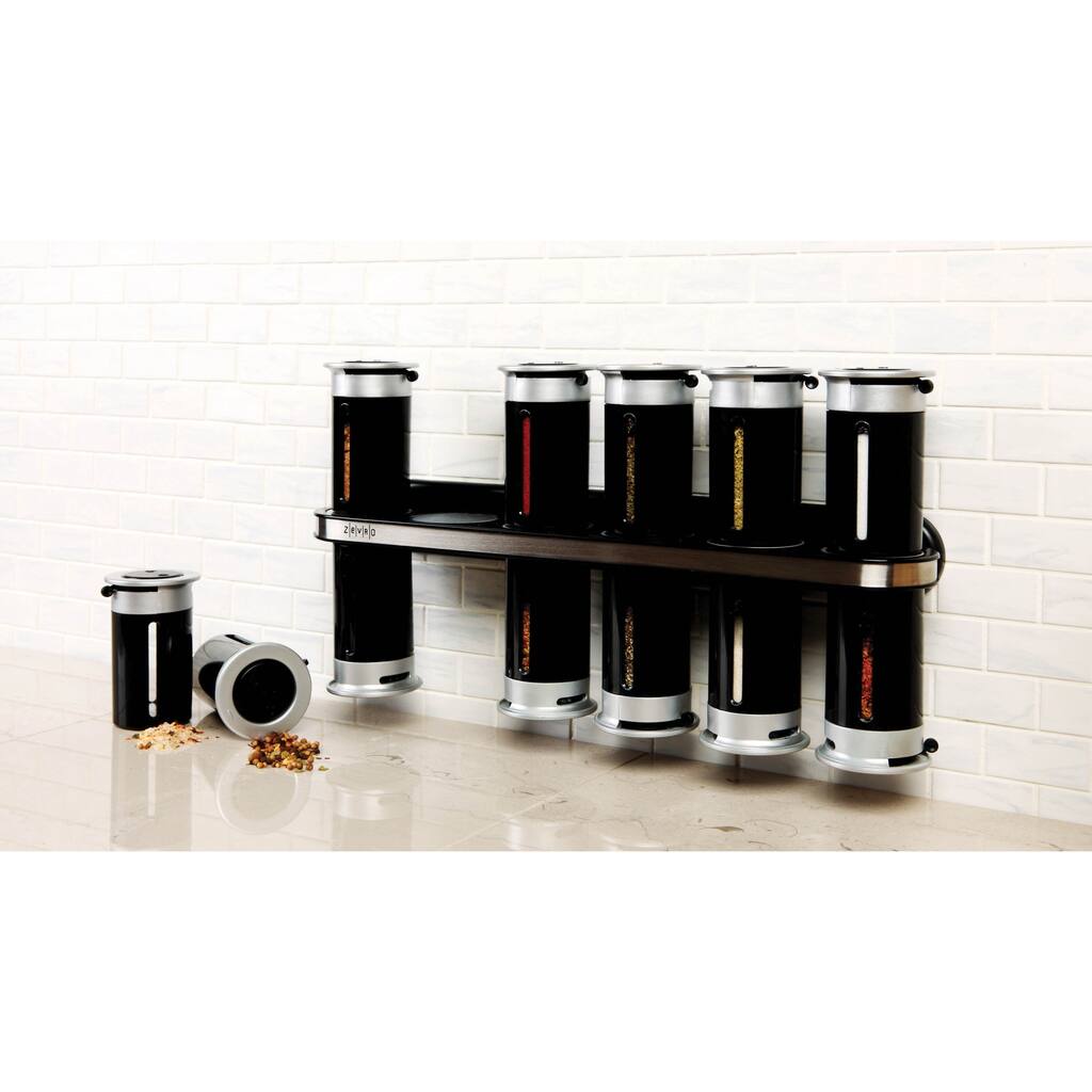 Honey-Can-Do Zero Gravity Wall-Mount Magnetic Spice Rack