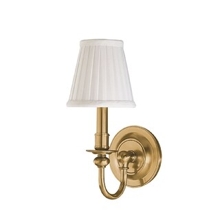 Beekman 1-light 5 inch Wall Sconce, Aged Brass