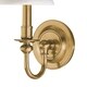 preview thumbnail 3 of 2, Beekman 1-light 5 inch Wall Sconce, Aged Brass