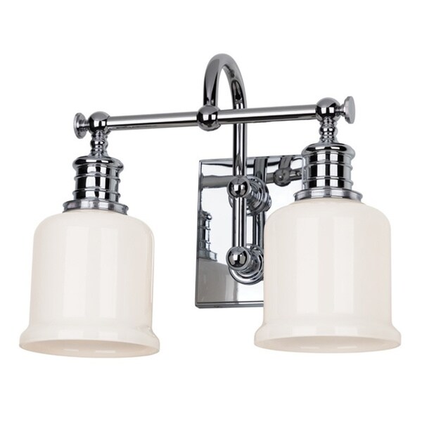 Hudson Valley Keswick 2 Light Vanity Polished Chrome Free Hudson Valley Keswick 2 Light Vanity Polished Chrome