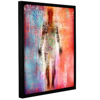 ArtWall Greg Simanson 'Wonder I' Gallery-wrapped Floater-framed Canvas