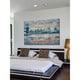 preview thumbnail 6 of 5, Parvez Taj 'Bridge Skyline' Canvas Art
