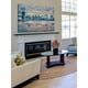 preview thumbnail 4 of 5, Parvez Taj 'Bridge Skyline' Canvas Art