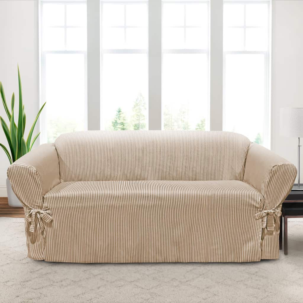 CoverWorks Monroe 1-piece Relaxed Fit Sofa Slipcover - Overstock - 10332065