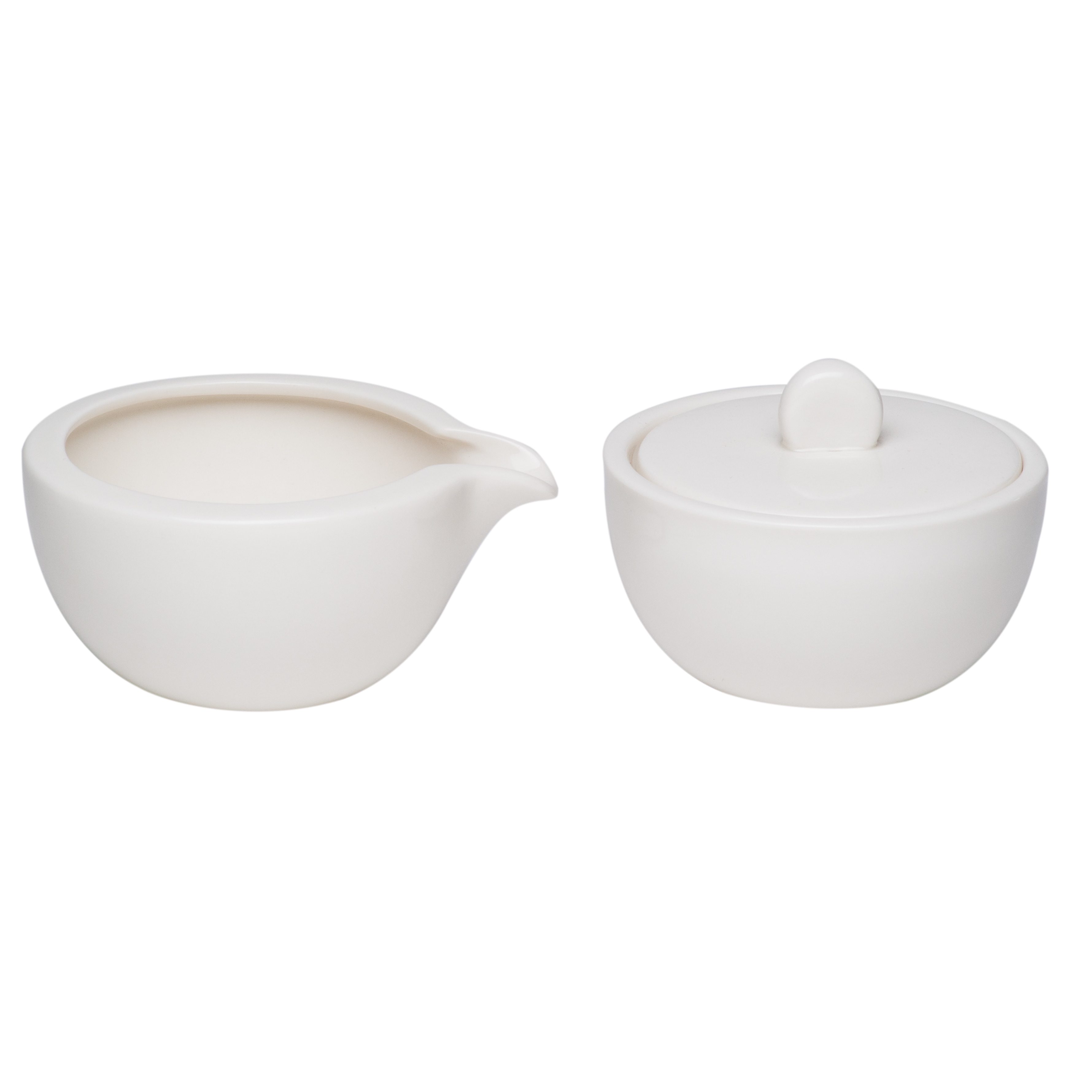 Whisper White Covered Sugar and Creamer Set