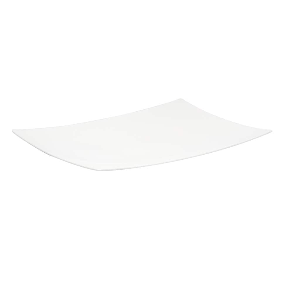 Extreme White Bone China Rectangular Platter