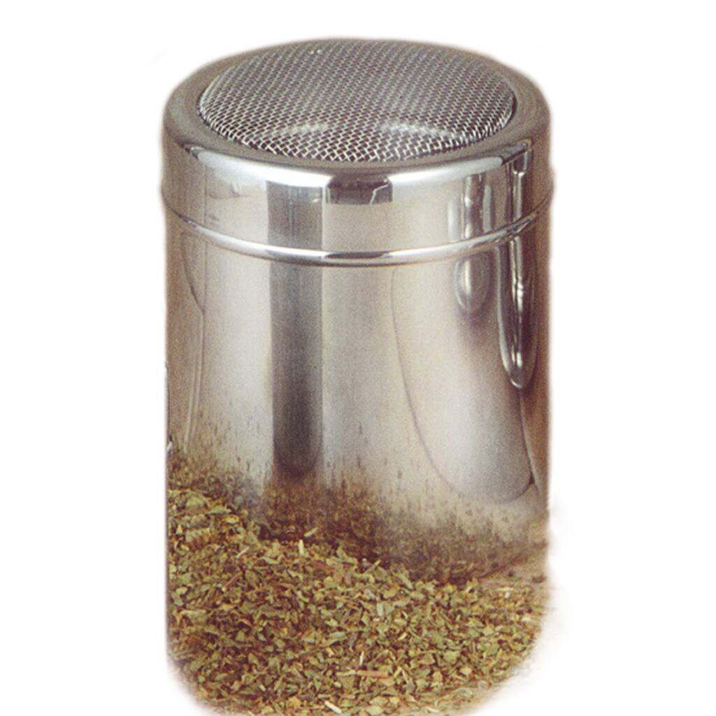 Stainless Steel Condiment Shaker 10 ounces
