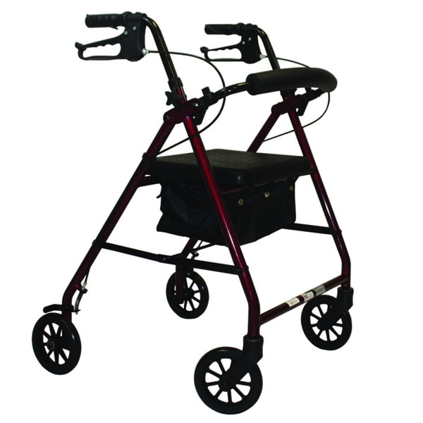 shop e series rollator with padded seat and 6 inch wheels best deals day after christmas