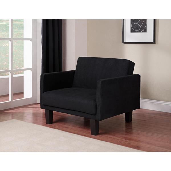 Shop DHP Metro Futon Chair, Black Free Shipping Today