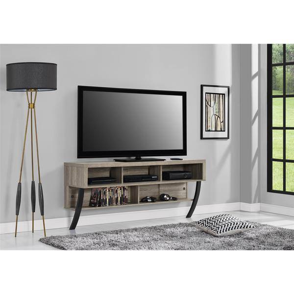 Shop Avenue Greene Yale Wall Mounted Weathered Oak Tv Stand For