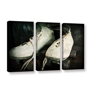 ArtWall Kevin Calkins ' Rustic Rollers 3 Piece ' Gallery-Wrapped Canvas ...