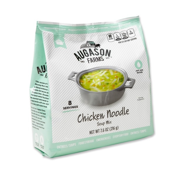 Augason Farms Pantry Pack Chicken Noodle Soup Mix (Pack of 6) - White ...