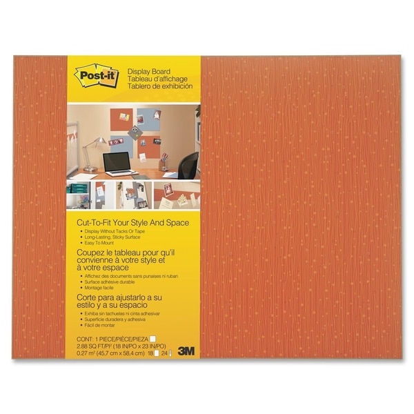 Post it Cut to Fit Tangelo Display Board   17443324  