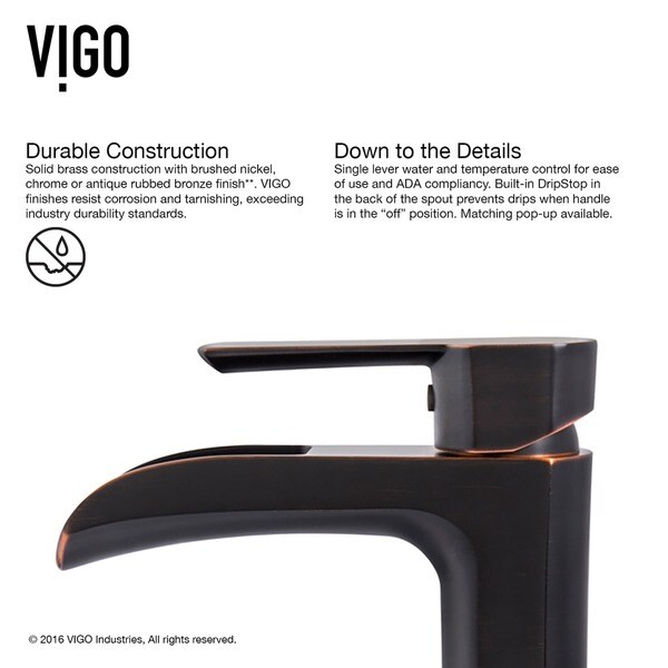 Vigo Niko Bathroom Vessel Faucet In Antique Rubbed Bronze With Pop Vigo Niko Bathroom Vessel Faucet In Antique Rubbed Bronze With Pop Up Free Shipping Today Com 17443610