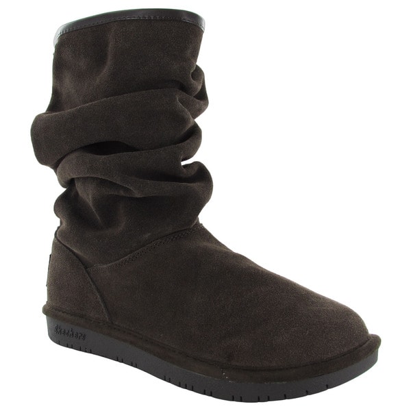skechers shelby suede ankle boot off 63 
