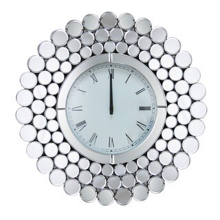 Radiance Round Wall Mirror Clock