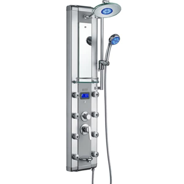 Shop AKDY 51inch Aluminum Shower Panel with Tower Massage Spa System