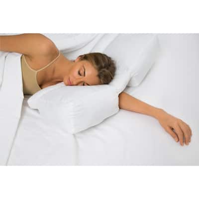 Better Sleep Stomach and Side Sleeper Gel Fiber Pillow - White