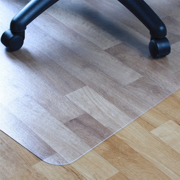 Shop Cleartex Rectangular Pvc Chairmat For Hard Floor Tile