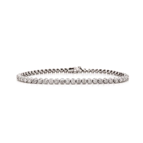 8.5 inch diamond tennis bracelet