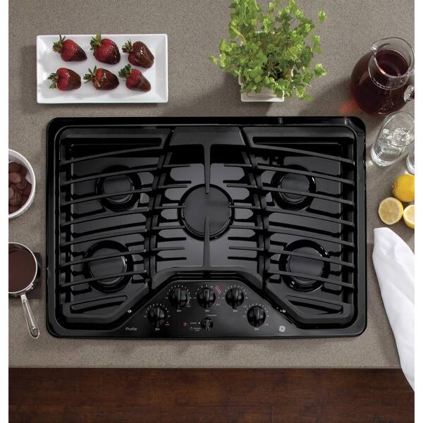 Shop Ge Profile Series 30 Inch Built In Gas Cooktop Free