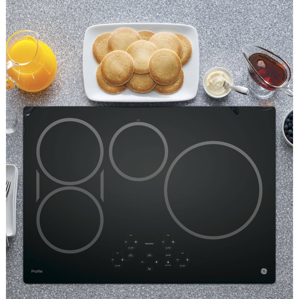 GE  Profile Series 30-inch Built-in Touch Control Induction Cooktop (black)