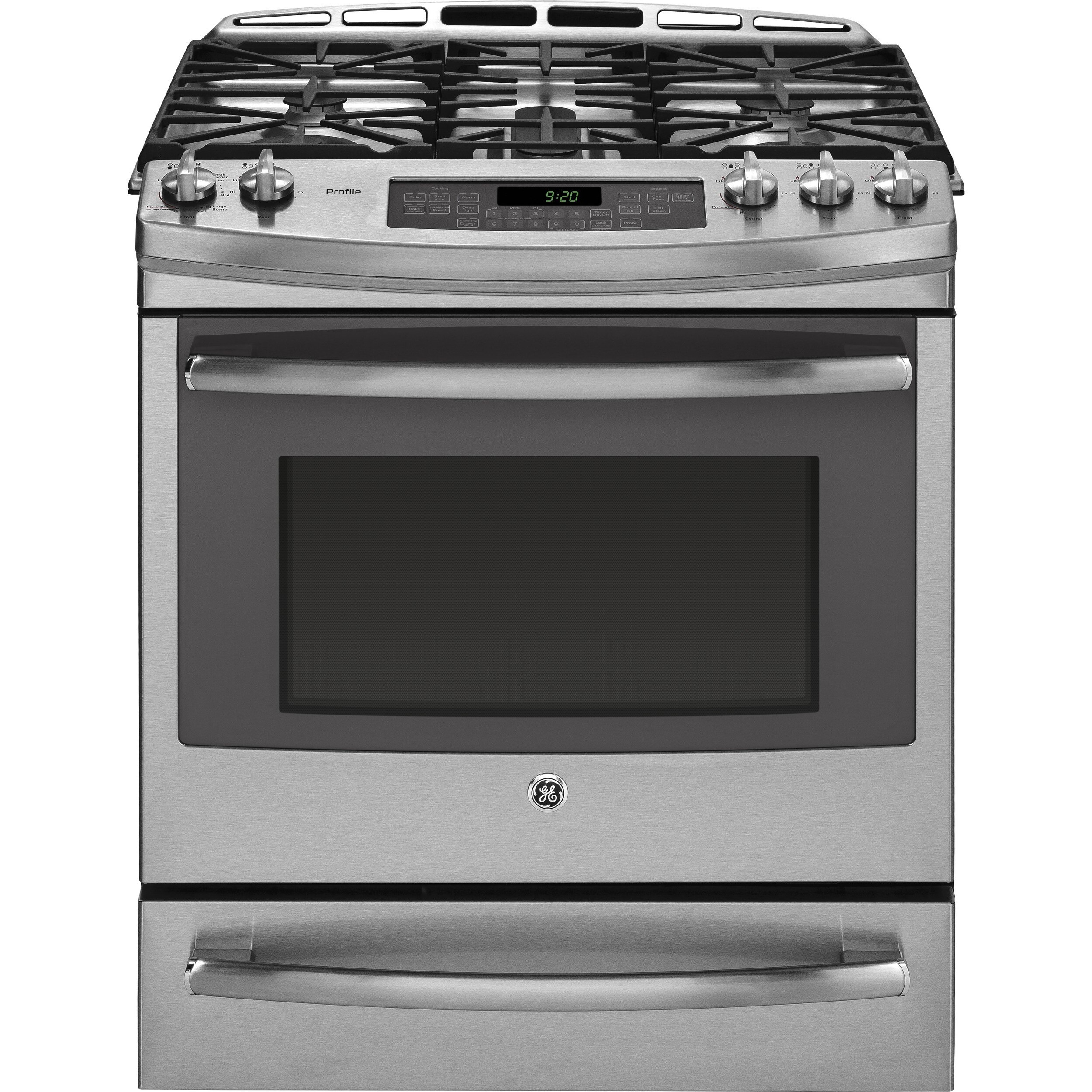 Shop Ge Profile Series 30 Inch Dual Fuel Slide In Range With